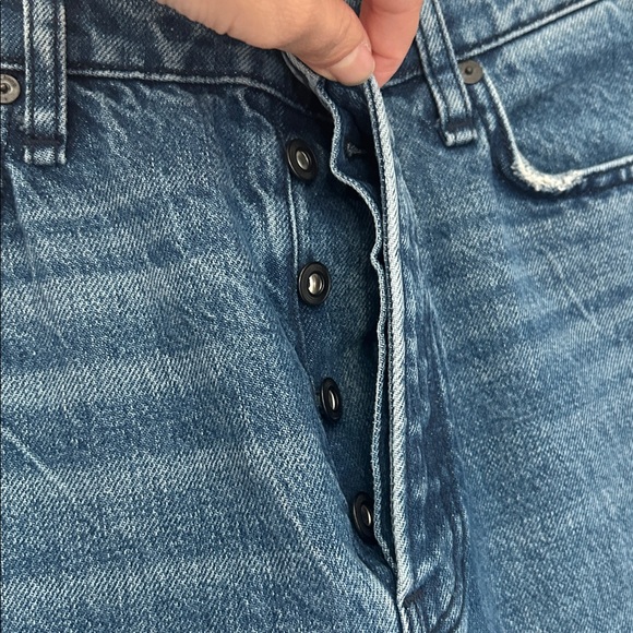 Rag &Bone Rachel Barrel Leg Siesta Super High-Rise Rigid Jean ButtonFly Size 28 - Picture 9 of 14